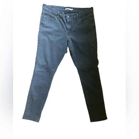 Levi’s Women’s 711 Black Skinny Jeans Size 32 - Picture 7 of 9